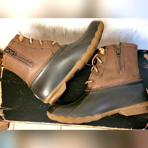 Sperry Salt Water Duck Boots Size 7 - Picture 3 of 7